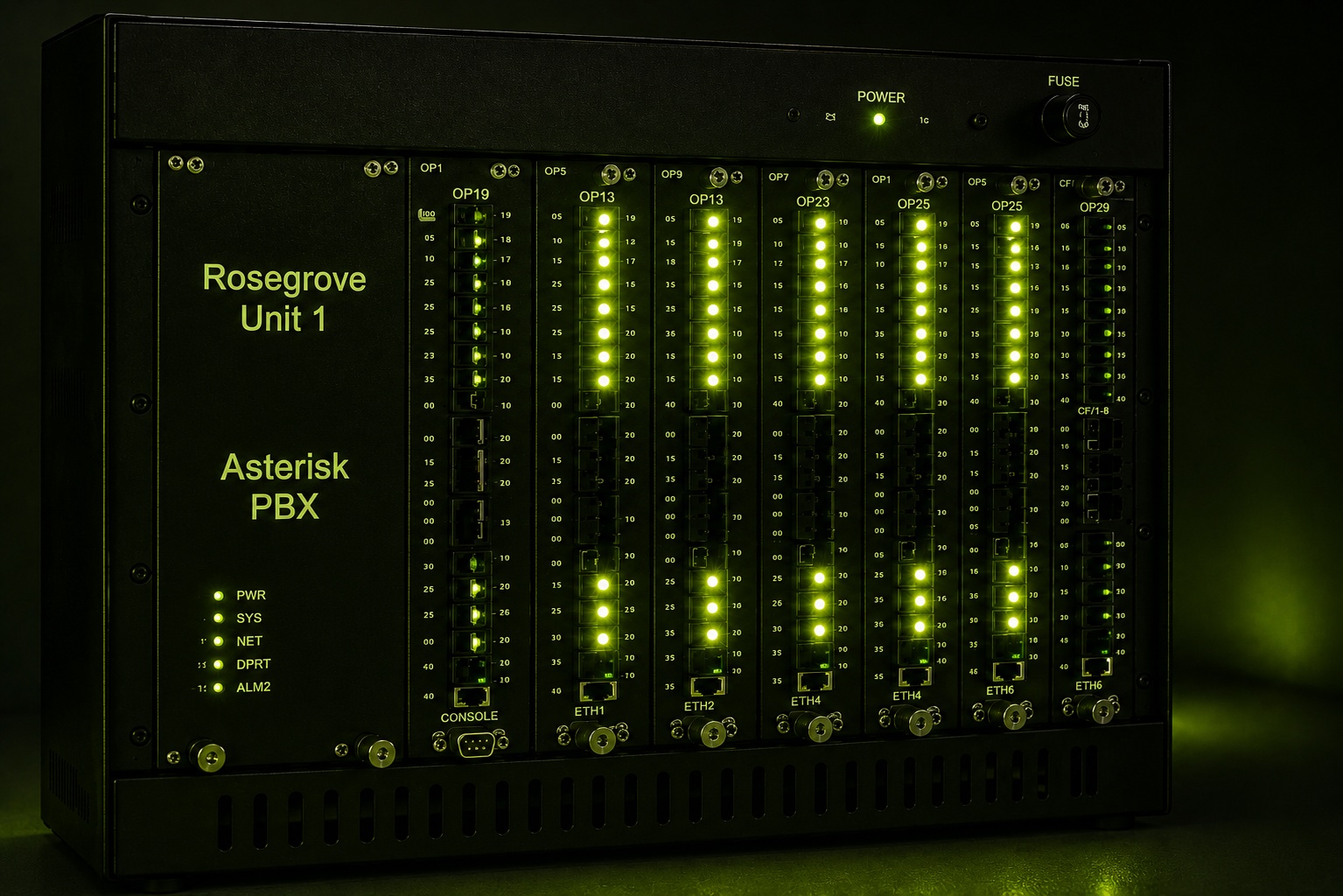 Rosegrove Unit 1 Asterisk PBX telephone system